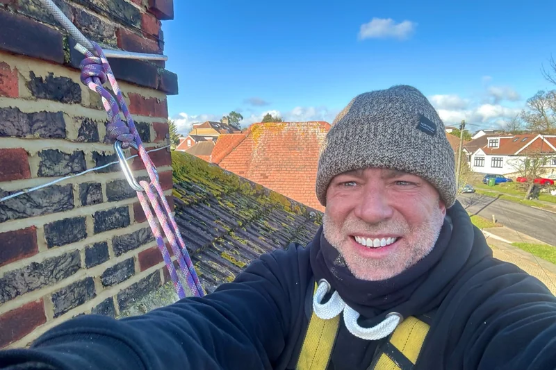 Chimney pot replacement and flaunching repairs in Folkestone, Kent