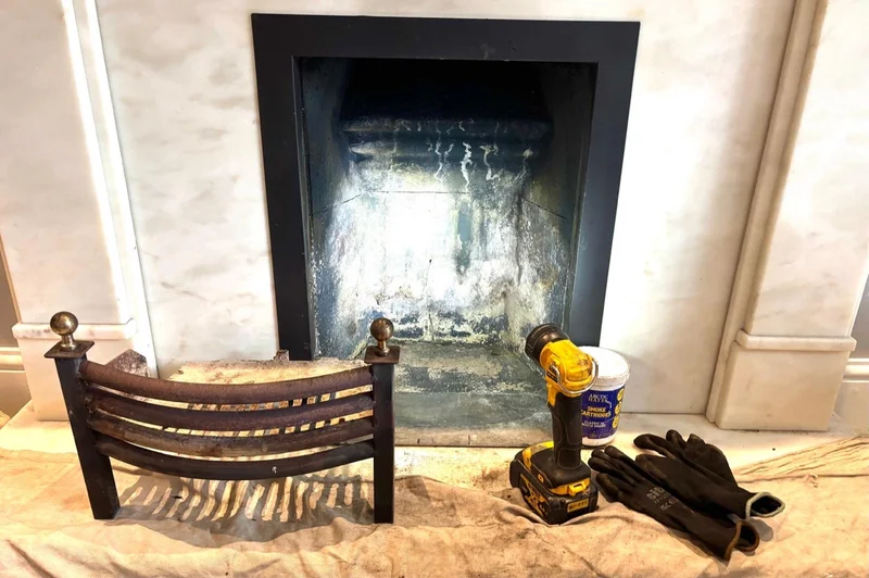 Chimney lining installation for a wood burner in Folkestone, Kent